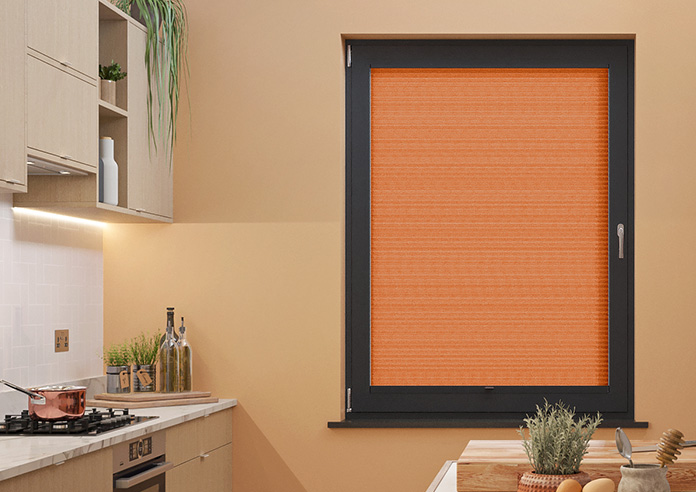Obscura, Tangerine - Stick Fit Honeycomb Blind - Image 6